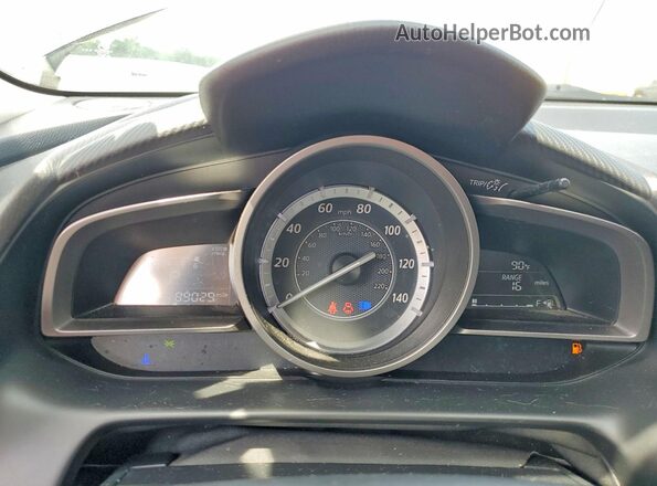 JM1DKFC78H0144737 2017 MAZDA CX-3 Black Սարքավորումների վահանակի տեսք