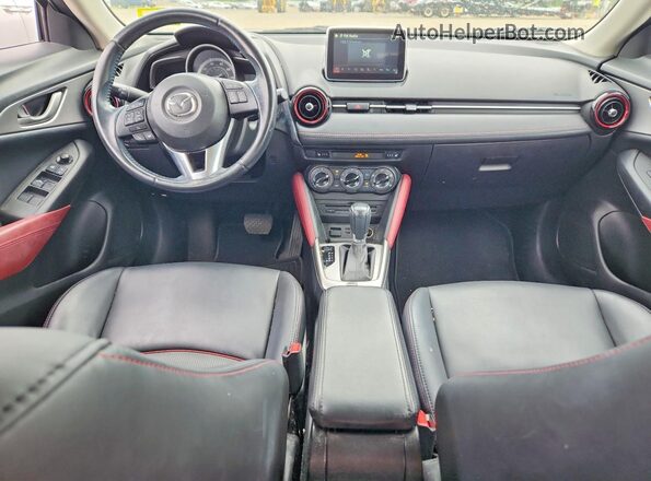 JM1DKFC78H0165250 2017 MAZDA CX-3 White Առջևի վահանակի տեսք