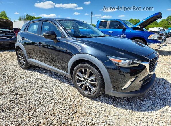 JM1DKFC79H0144424 2017 MAZDA CX-3 Black Przód prawy