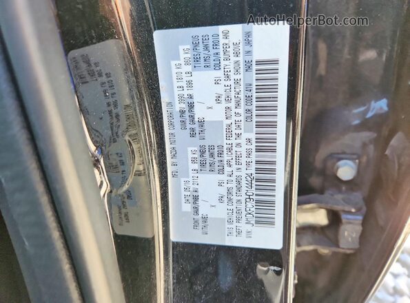 JM1DKFC79H0144424 2017 MAZDA CX-3 Black Widok naklejki z numerem VIN