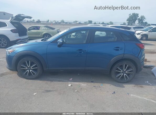 JM1DKFC7XJ0316188 2018 MAZDA CX-3 Blue Vista interior de 360 grados