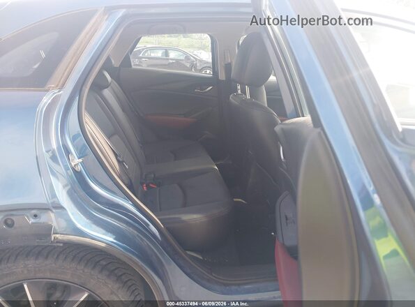 JM1DKFC7XJ0316188 2018 MAZDA CX-3 Blue Vista de la etiqueta del VIN