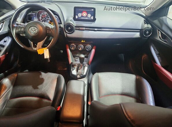 JM1DKFD70G0130439 2016 MAZDA CX-3 White Widok deski rozdzielczej