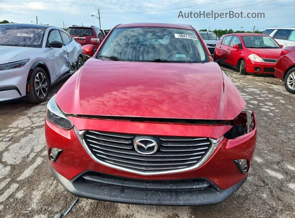 JM1DKFD74H0175742 2017 MAZDA CX-3 Красный Вид спереди