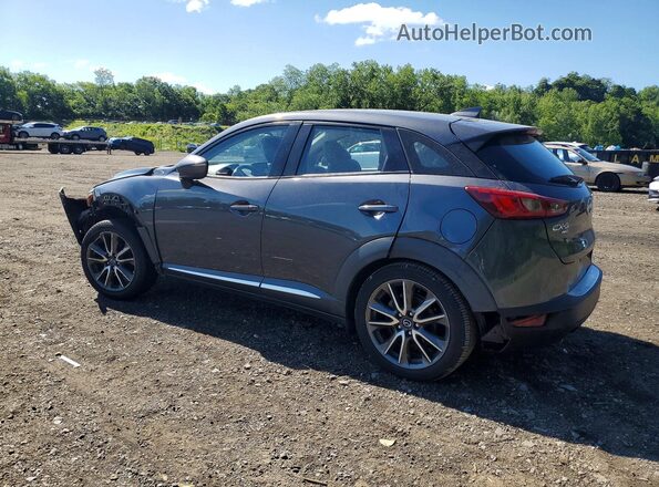JM1DKFD76H0145660 2017 MAZDA CX-3 Серый Задняя левая четверть