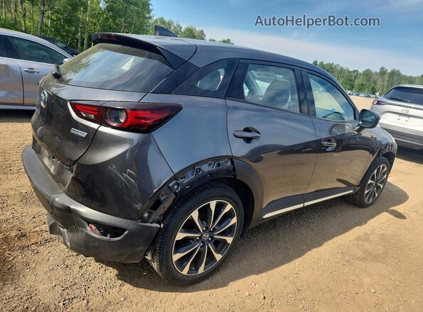 JM1DKFD76K0401514 2019 MAZDA CX-3 Серый Задняя правая четверть