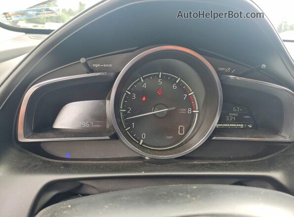 JM1DKFD77K0434036 2019 MAZDA CX-3 Gray Սարքավորումների վահանակի տեսք