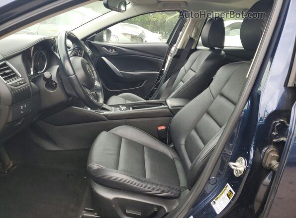JM1GJ1T52G1475906 2016 MAZDA 6 Blue წინა სალონის ხედი