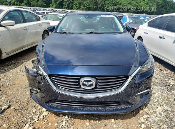 JM1GJ1T52G1475906 2016 MAZDA 6 Blue წინა ხედი