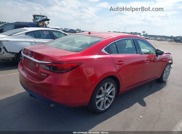 JM1GJ1T5XG1438442 2016 MAZDA 6 Red Հետևի աջ