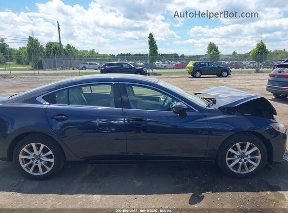 JM1GJ1U53G1451547 2016 MAZDA 6 Blue უკანა სალონის ხედი