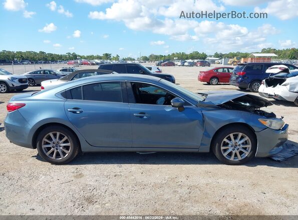 JM1GJ1U54G1411722 2016 MAZDA 6 Blue Սալոնի հետևի տեսք