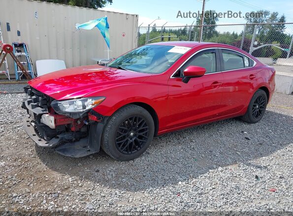 JM1GJ1U57G1430202 2016 MAZDA 6 Red Przód lewy