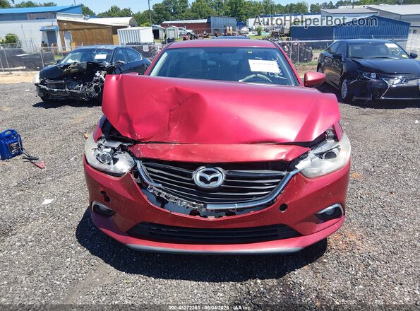JM1GJ1U57G1436498 2016 MAZDA 6 Red Вид щитка приладів