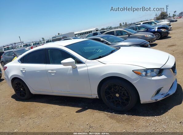 JM1GJ1U5XG1429982 2016 MAZDA 6 White Սարքավորումների վահանակի տեսք