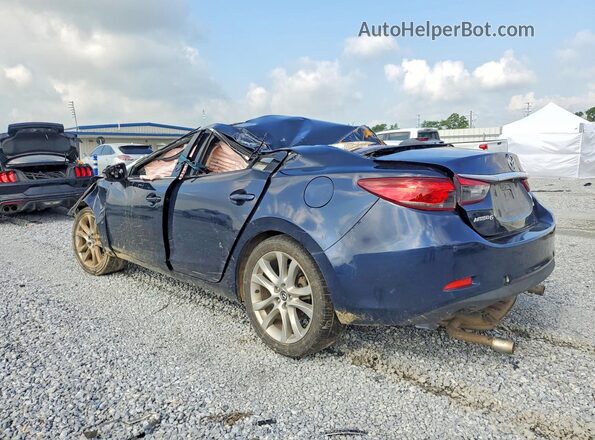 JM1GJ1V51G1475974 2016 MAZDA 6 Синий Задняя левая четверть