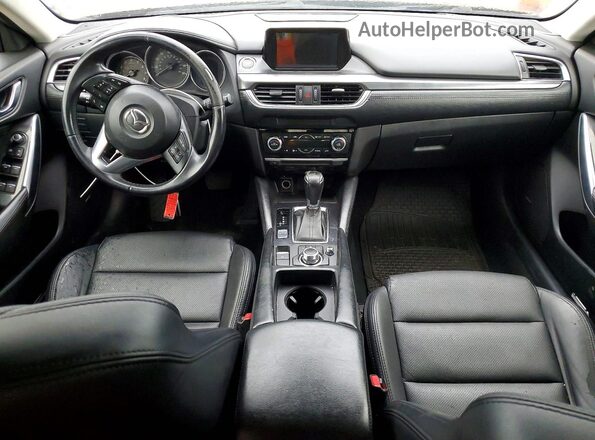JM1GJ1V52G1438674 2016 MAZDA 6 Черный Вид панели приборов
