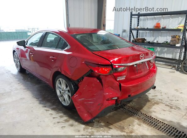 JM1GJ1V54G1439552 2016 MAZDA 6 Red Դիմացի տեսք