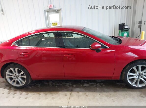 JM1GJ1V54G1439552 2016 MAZDA 6 Red Սալոնի հետևի տեսք