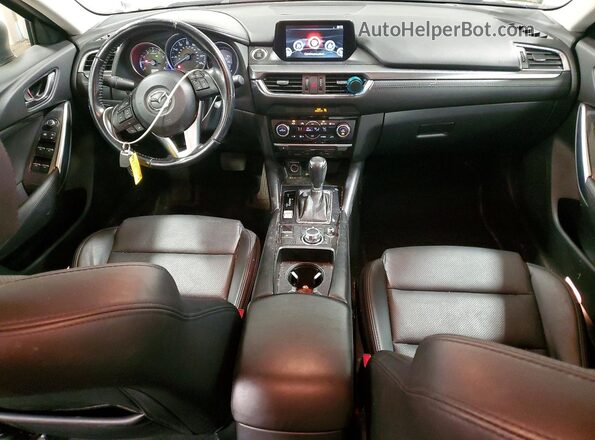 JM1GJ1V55G1423604 2016 MAZDA 6 White Widok deski rozdzielczej