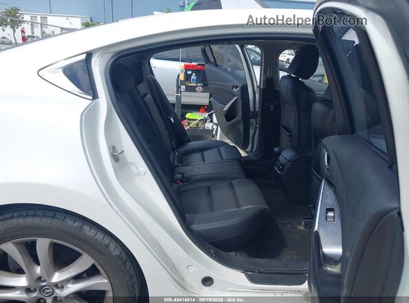 JM1GJ1V55G1465321 2016 MAZDA 6 White Widok naklejki z numerem VIN
