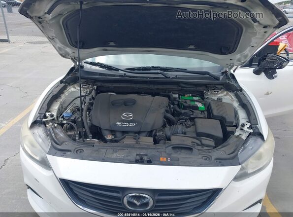 JM1GJ1V55G1465321 2016 MAZDA 6 White Widok z tyłu