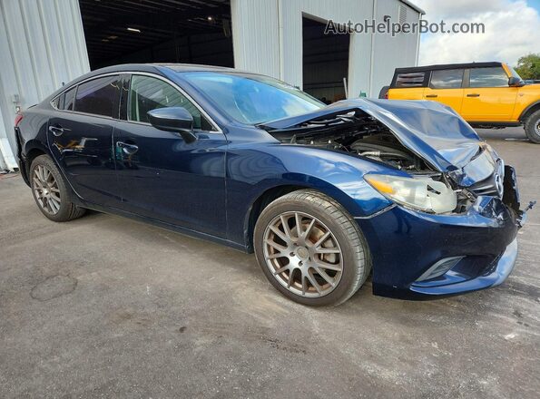 JM1GJ1V56G1467952 2016 MAZDA 6 Blue წინა მარჯვენა