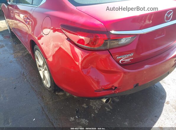 JM1GJ1V57G1485697 2016 MAZDA 6 Red Вид спереду