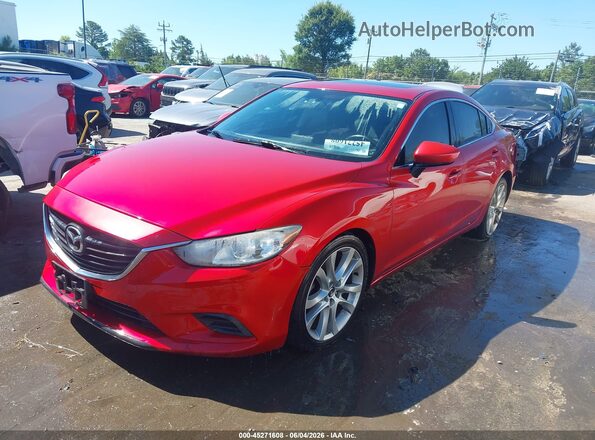 JM1GJ1V57G1485697 2016 MAZDA 6 Red Передня ліва чверть