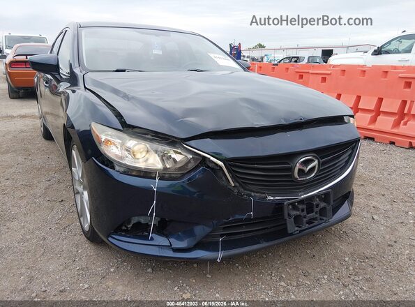 JM1GJ1V58G1433222 2016 MAZDA 6 Dark Blue Вид спереди