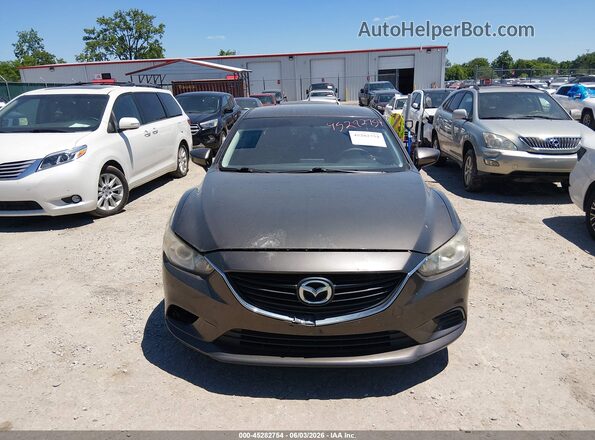 JM1GJ1V59G1429132 2016 MAZDA 6 Gray უკანა სალონის ხედი
