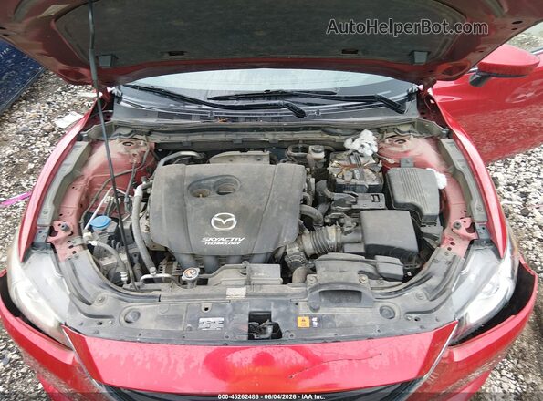 JM1GJ1V5XG1483765 2016 MAZDA 6 Red Widok z tyłu