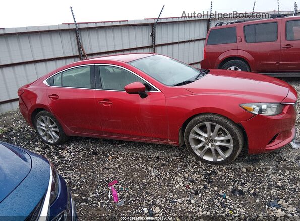 JM1GJ1V5XG1483765 2016 MAZDA 6 Red Widok wnętrza z tyłu