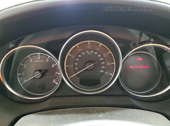 JM1GJ1W58G1433669 2016 MAZDA 6 Белый Вид щитка приборов