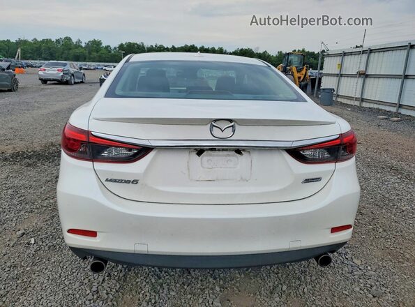JM1GJ1W59G1463327 2016 MAZDA 6 Белый Вид сзади