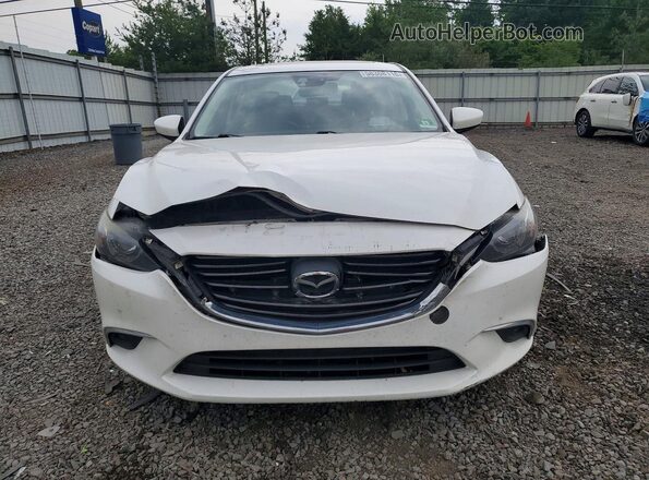JM1GJ1W59G1463327 2016 MAZDA 6 Белый Вид спереди