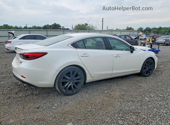 JM1GJ1W59G1463327 2016 MAZDA 6 Белый Задняя правая четверть
