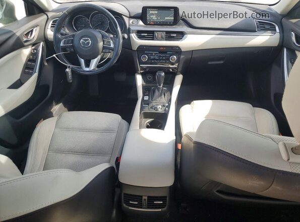 JM1GJ1W5XG1451400 2016 MAZDA 6 White Widok deski rozdzielczej