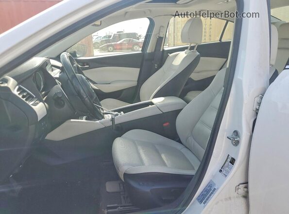 JM1GJ1W5XG1451400 2016 MAZDA 6 White Widok wnętrza z przodu