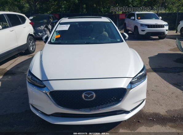 JM1GL1TY0J1317284 2018 MAZDA 6 White Սարքավորումների վահանակի տեսք