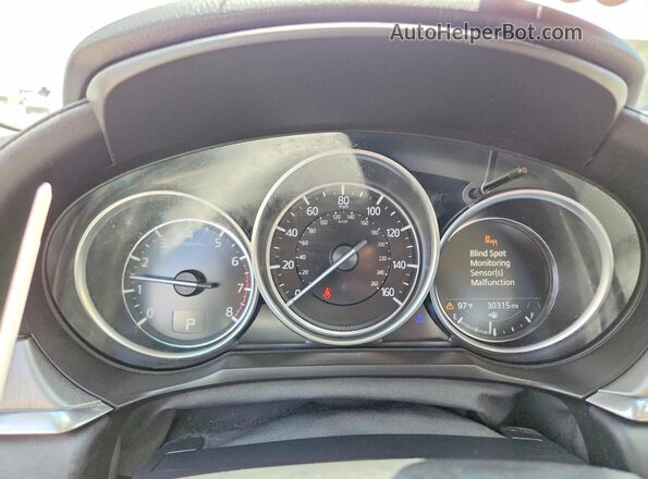 JM1GL1TY1M1611653 2021 MAZDA 6 White Widok zestawu wskaźników