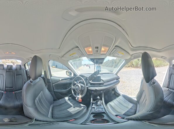 JM1GL1TY1M1611653 2021 MAZDA 6 White Widok wnętrza 360 stopni