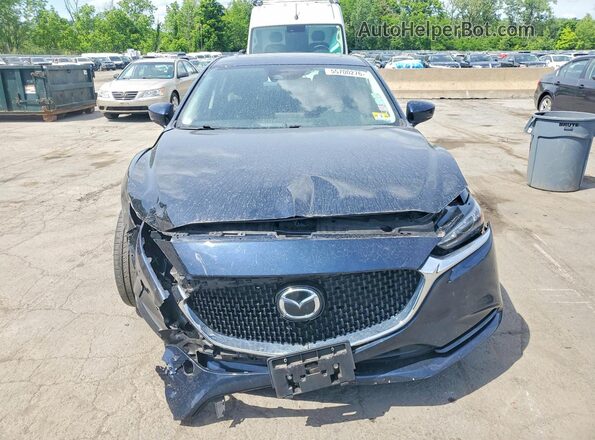 JM1GL1TY2J1319599 2018 MAZDA 6 Blue Вид спереду