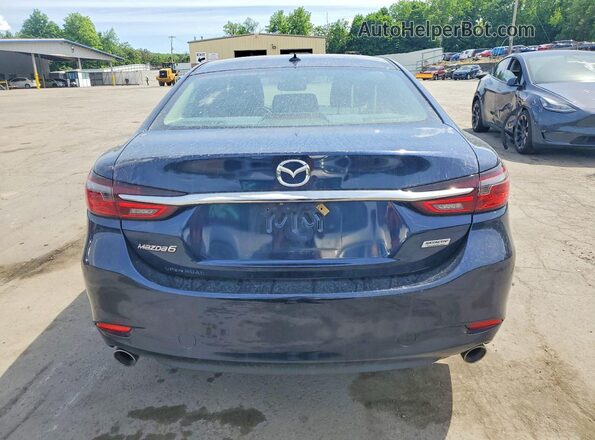 JM1GL1TY2J1319599 2018 MAZDA 6 Blue Вид ззаду