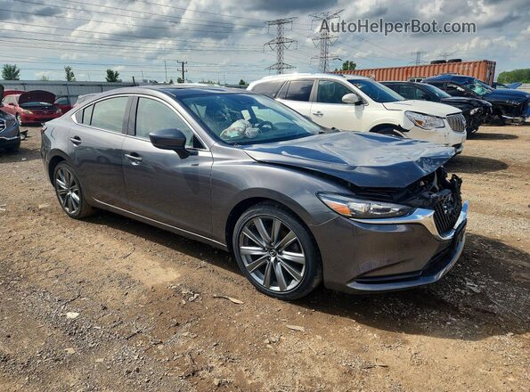 JM1GL1TY2K1504270 2019 MAZDA 6 Gray Przód prawy