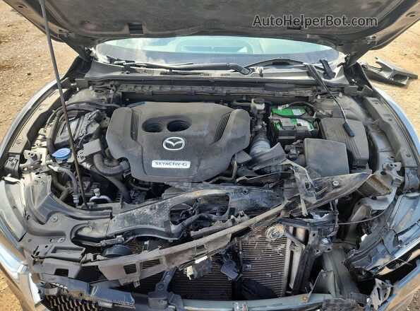 JM1GL1TY2K1504270 2019 MAZDA 6 Gray Widok wnętrza z tyłu