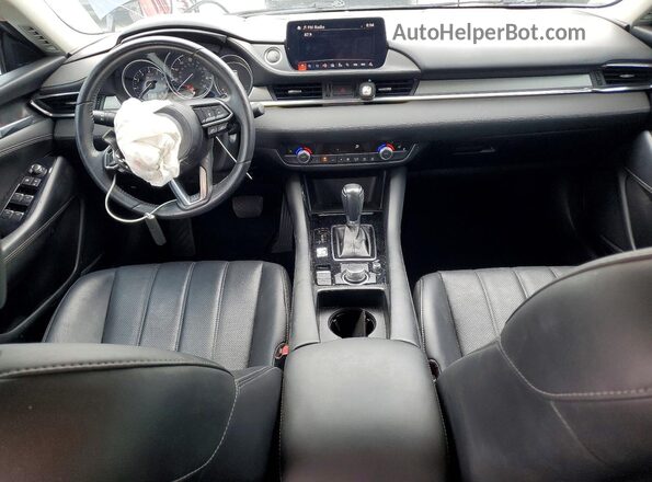 JM1GL1TY6K1504370 2019 MAZDA 6 Blue Dashboard view
