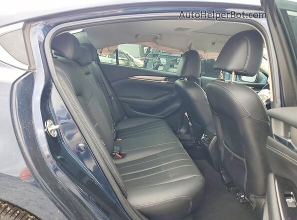 JM1GL1TY6K1504370 2019 MAZDA 6 Blue Rear seats view