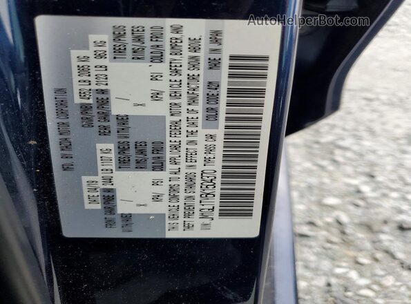 JM1GL1TY6K1504370 2019 MAZDA 6 Blue Engine compartment view