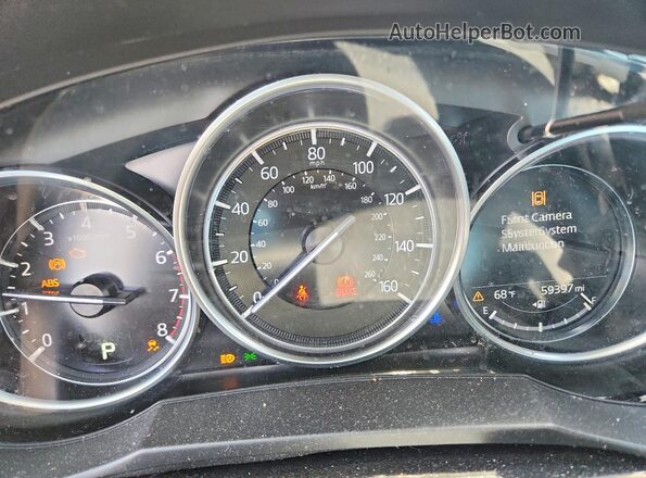JM1GL1TY6L1521638 2020 MAZDA 6 Black Instrument cluster view
